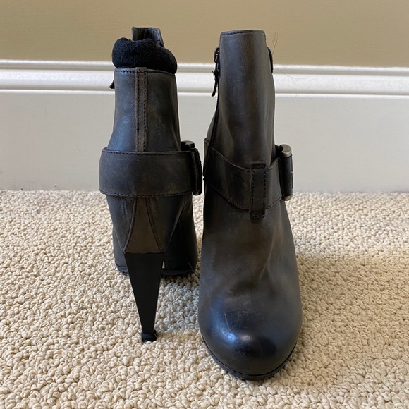 Nicholas Kirkwood 36.5 Ankle Black Leather Boots - Picture 4 of 4